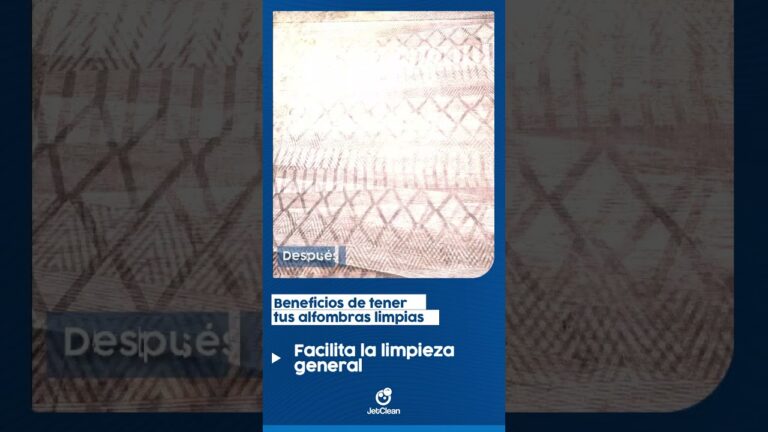 Los beneficios de alfombras limpias